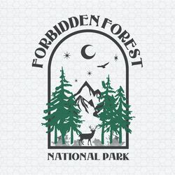 forbidden forest national park wizard svg