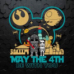may the 4th be with you star wars characters svg