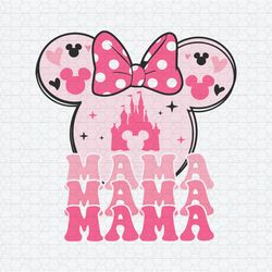 groovy disney mama minnie head svg