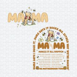 the motherhood tour winnie the pooh mama png