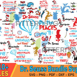 110 dr seuss bundle svg, dr seuss lovers svg, cute dr seuss for mother's day father's day