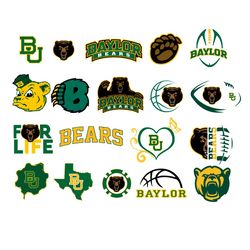 19 files baylor bears bundle svg sport lovers svg basketball team svg