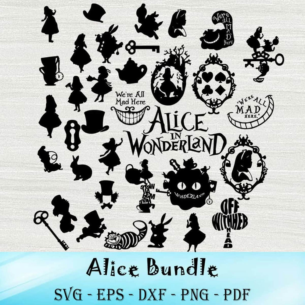 Alice Bundle Svg Halloween Party Svg Alice In Wonderland Disney Svg Disney Cartoon Svg.jpg