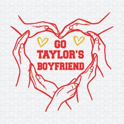 go taylors boyfriend heart hands svg