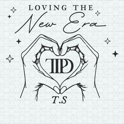 loving the new era ttpd album svg