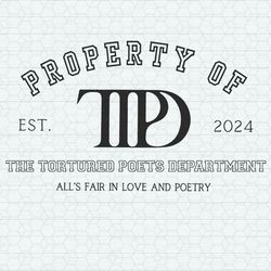 property of the tortured poets department svg