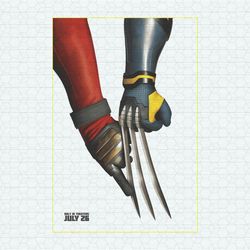 deadpool and wolverine hold hand png