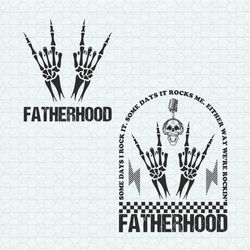 fatherhood some day i rock it svg