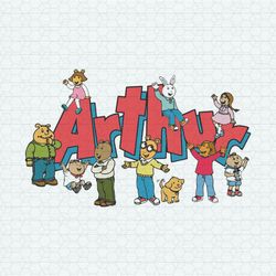 funny arthur and friends tv series svg