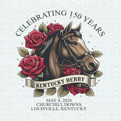 kentucky derby celebrating 150 years png
