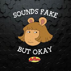 sounds fake but okay arthur cartoon svg