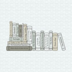 the tortured poets department books svg