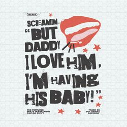 scream but daddy i love him ttpd album svg