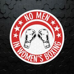 no men in womens boxing svg