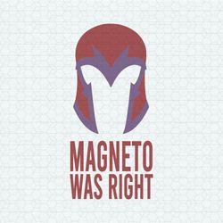 retro magneto was right svg