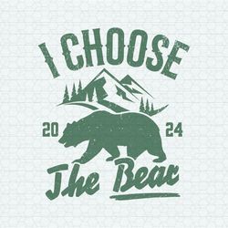 i choose the bear feminist funny feminist svg