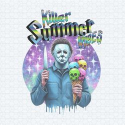 killer summer vibes michael myers ice cream png
