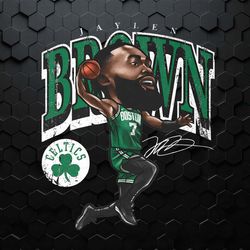 jaylen brown boston celtics cartoon png