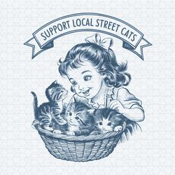 groovy girl support local street cats png