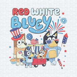 independence day red white blue family png