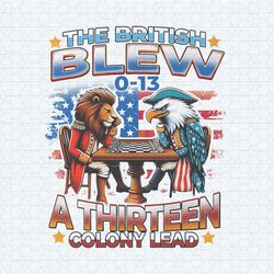 the british blew a thirteen colony lead png