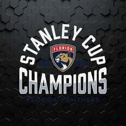 stanley cup champion florida panthers hockey team svg
