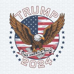 trump 2024 take america back eagle mascot png