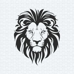 loin king crowned lion svg digital download