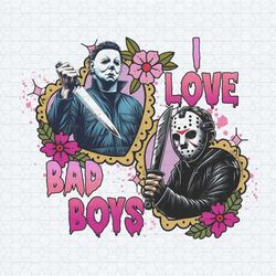 i love bad boys horror movie characters png