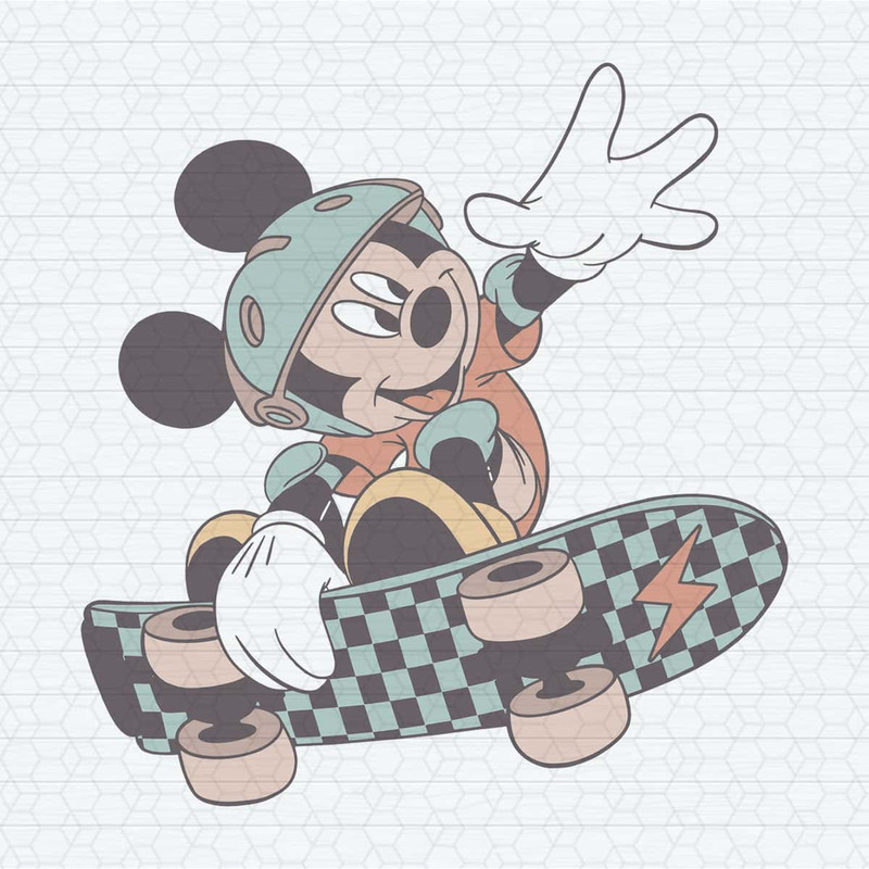 Mickey Skateboarding Disney Character SVG.jpg