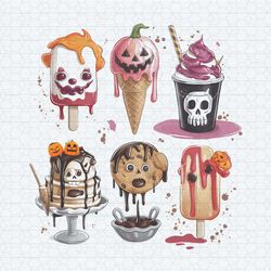 summer popsicle horror halloween faces png
