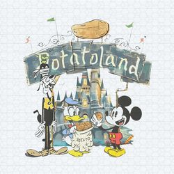 disney potatoland mickey and friends png