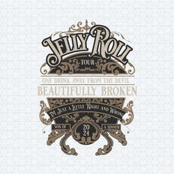 jelly roll tour beautifully broken 2024 svg