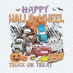 happy hallo wheel truck or treat png disney cars png file
