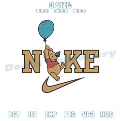 nike winnie the pooh embroidery designs,digital embroidery,embroidery files, digital embroidery design