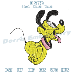 puppy goofy embroidery design, disney embroidery,,embroidery files, digital embroidery design