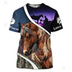 Horse Art 3D All Over Printed Clothes BC58