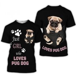 Pug Dog Breed Cute 3D All Over Printed Clothes JA0497