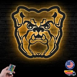 Butler Bulldogs Metal Sign, NCAA Butler Bulldogs Metal Led Wall Sign, NCAA Wall decor, LED Metal Wall Art