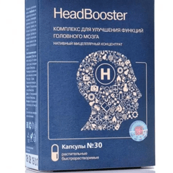 HeadBooster Complex for improving brain function 30 capsules.
