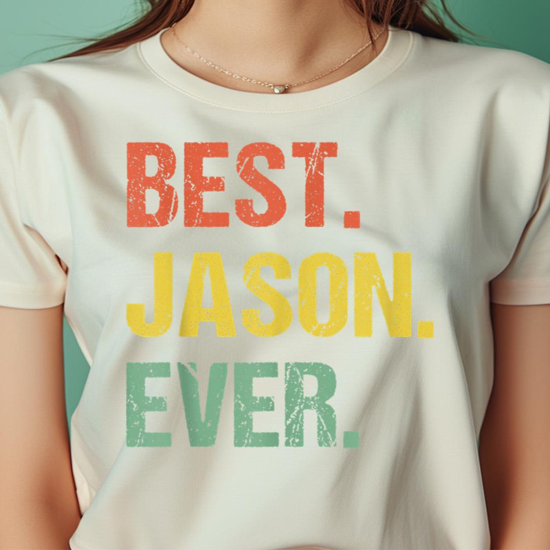 Best Jason Ever Retro Funny Name Humor Nickname  PNG, Horror Jason Vorhees PNG, Vorhees Digital Png Files.jpg