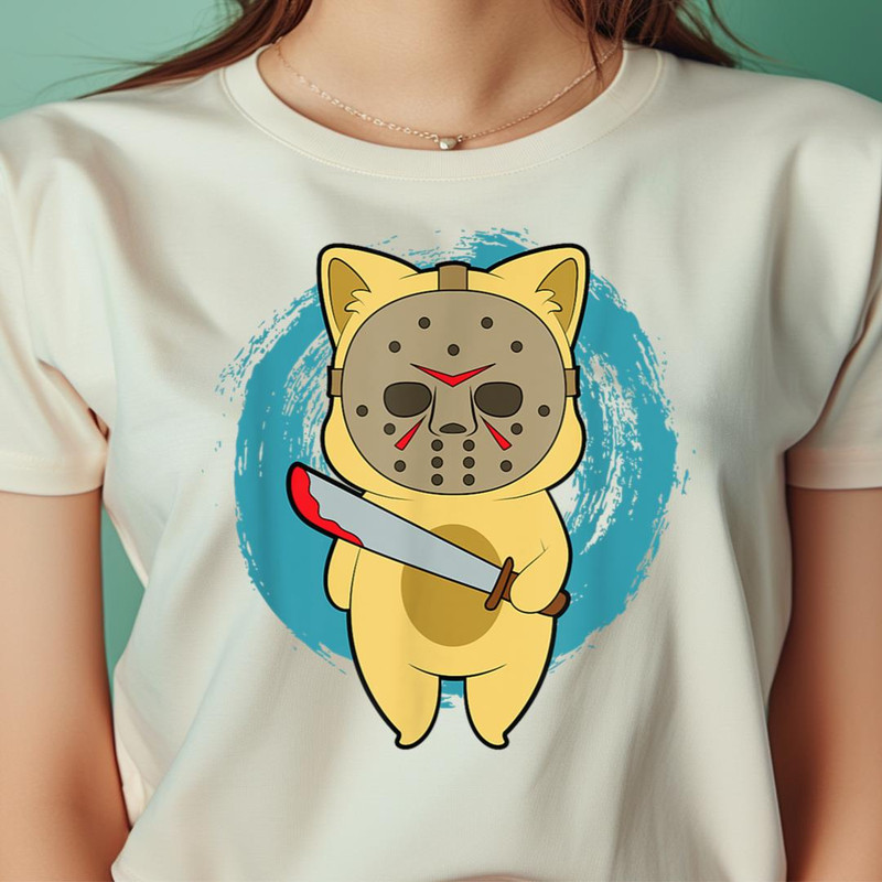 Horror Movies Jason Cat Funny Parody Movie Halloween Costume  PNG, Horror Jason Vorhees PNG, Vorhees Digital Png Files.jpg