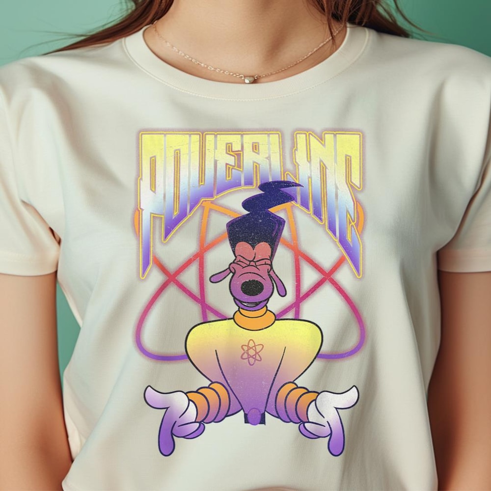 Disney A Goofy Movie Powerline Logo Portrait Short Sleeve PNG, Goofy PNG, North Pole Digital Png Files.jpg