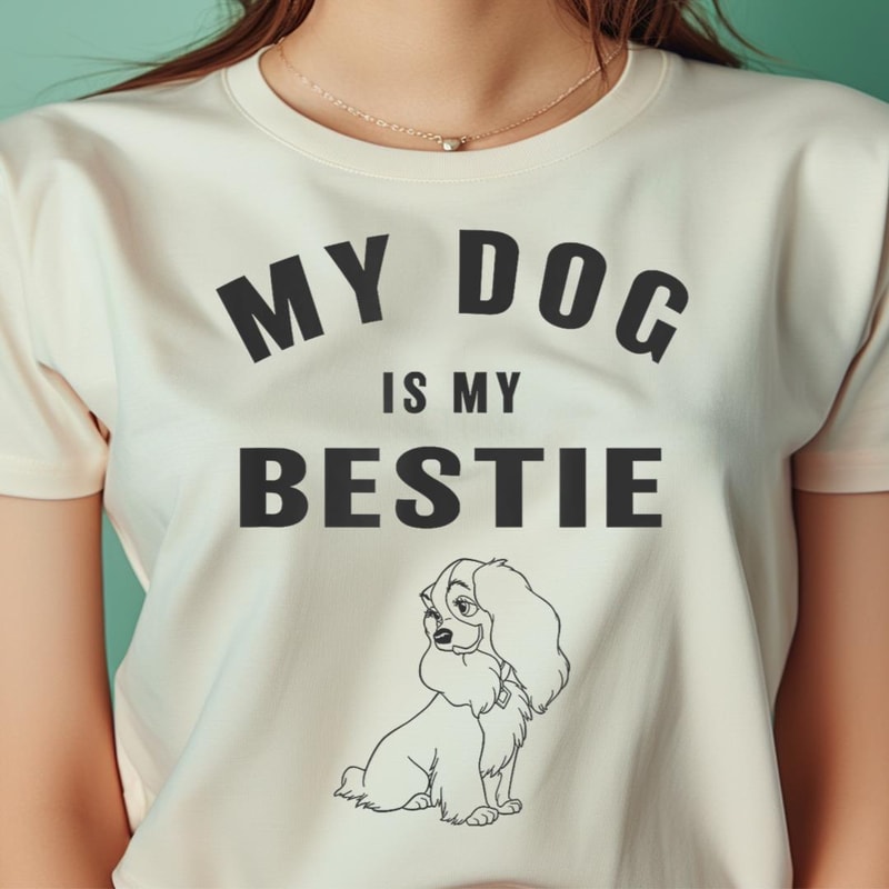 Disney Lady And The Tramp My Dog Is My Bestie PNG, Goofy PNG, North Pole Digital Png Files.jpg