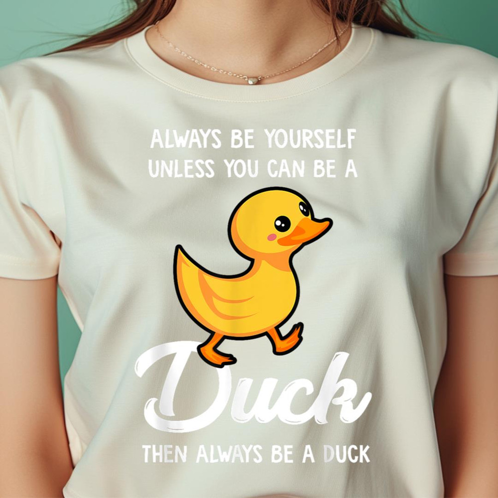 Always Be Yourself Unless You Can Be A Duck PNG, The Duck PNG, Rubber Duck Digital Png Files.jpg