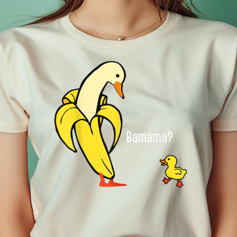 Banana Funny Duck Art PNG, The Duck PNG, Rubber Duck Digital Png Files.jpg