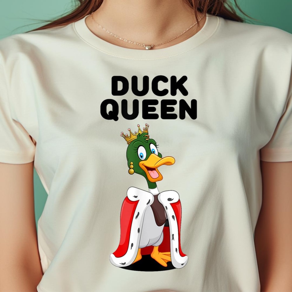 Duck Queen Womens PNG, The Duck PNG, Rubber Duck Digital Png Files.jpg