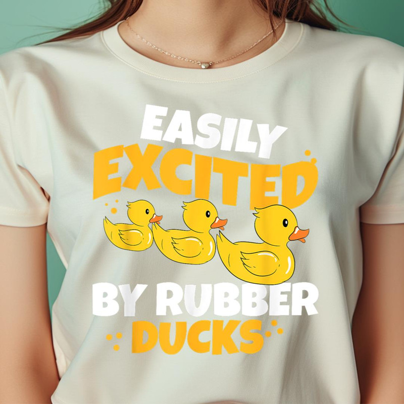 Easily Excited By Rubber Ducks PNG, The Duck PNG, Rubber Duck Digital Png Files.jpg