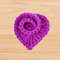 a crochet twist heart pattern