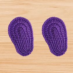 Crochet shoes sole pattern
